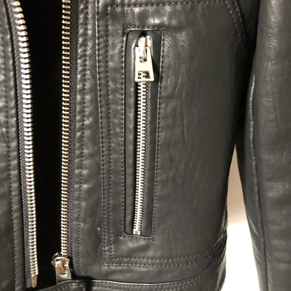 TOP SHOP Teddy Biker Jacket - Picture 9 of 13